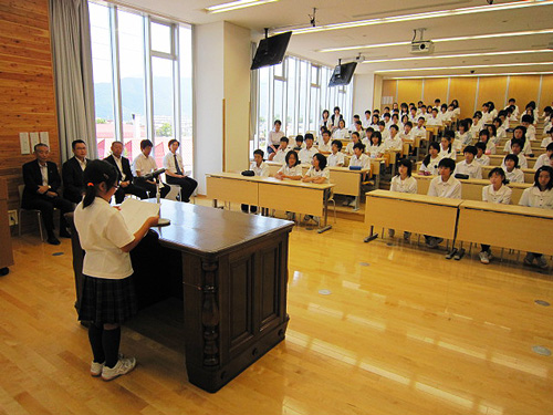 7月28日、1学期の終業式が行われました。