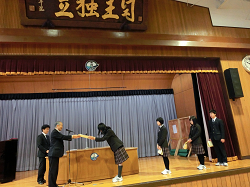 今年度の締めくくり！　学校長表彰・３学期終業式