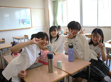 ２年生のランチタイム