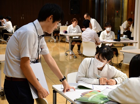試験前の様子